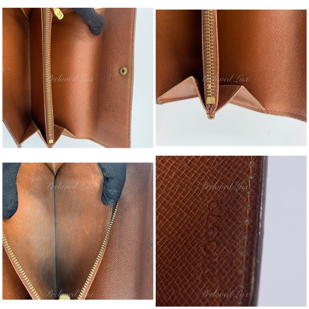 Authentic Louis Vuitton Monogram Long Wallet - Picture 8 of 9